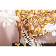 Load image into Gallery viewer, Borðlampi Hvítar Fjaðrir 60 cm