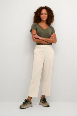 Buxur Cropped Sakura Antique White