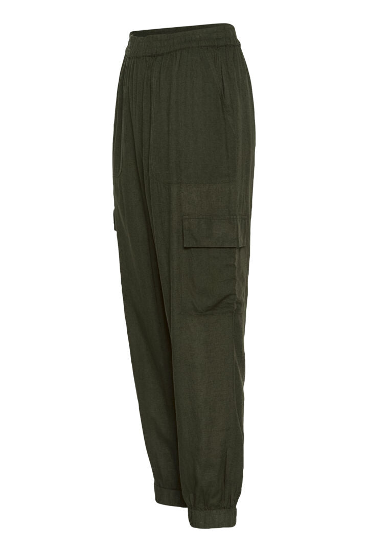 Buxur Milia Cropped Grænar
