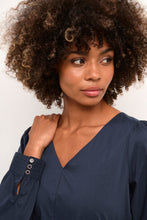 Load image into Gallery viewer, Antoinett V-Neck Blár