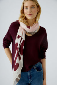 Sjal Rose Red Oui