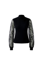 Load image into Gallery viewer, Peysa með Blúndu Svört