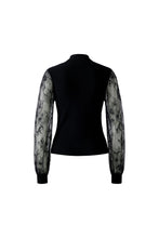 Load image into Gallery viewer, Peysa með Blúndu Svört