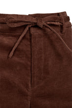 Load image into Gallery viewer, Buxur Melanie Wide Flauel Brúnar