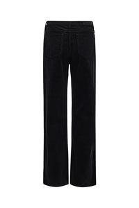 Buxur Flauel Birkin svartar