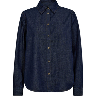 Gallaskyrta Harper Chambray Blá