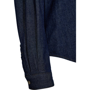 Gallaskyrta Harper Chambray Blá