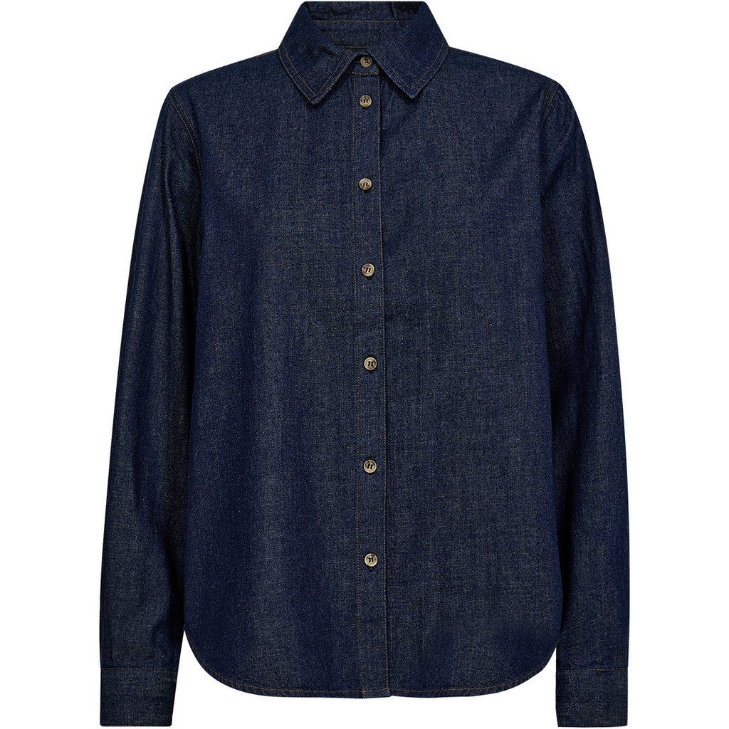 Gallaskyrta Harper Chambray Blá