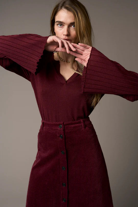 Peysa Vigga Burgundy