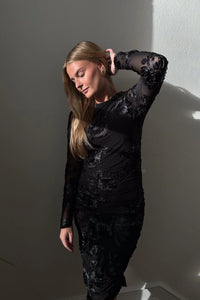 Kjóll Lavinia Svartur