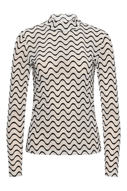 Bolur Mesh Roll Neck