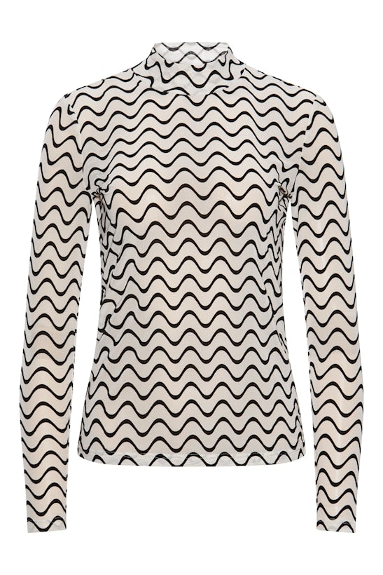 Bolur Mesh Roll Neck