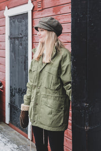 Sixpensari  Regina Sr. - Harris Tweed (grænn)
