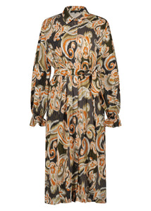 Kjóll Lurex Ikat