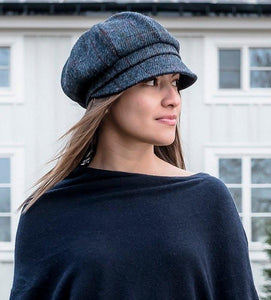 Sixpensari  Regina Sr. - Harris Tweed (blár)